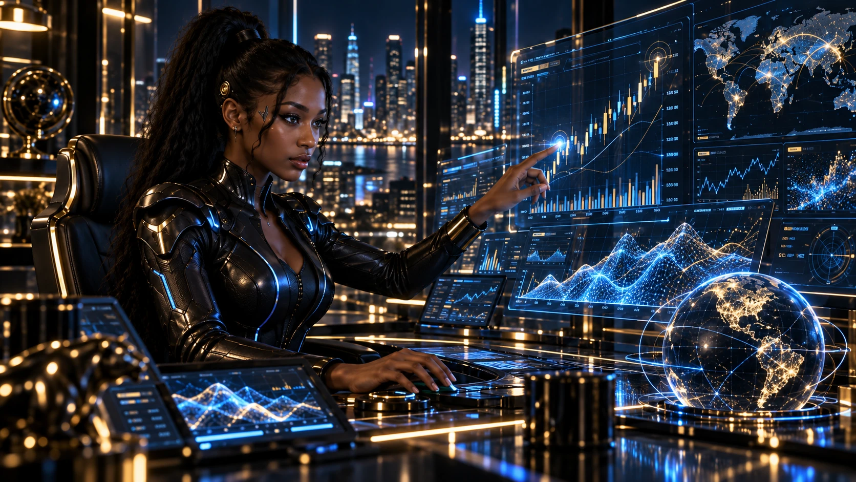 The Synthetic System — synthetic market automation visual.